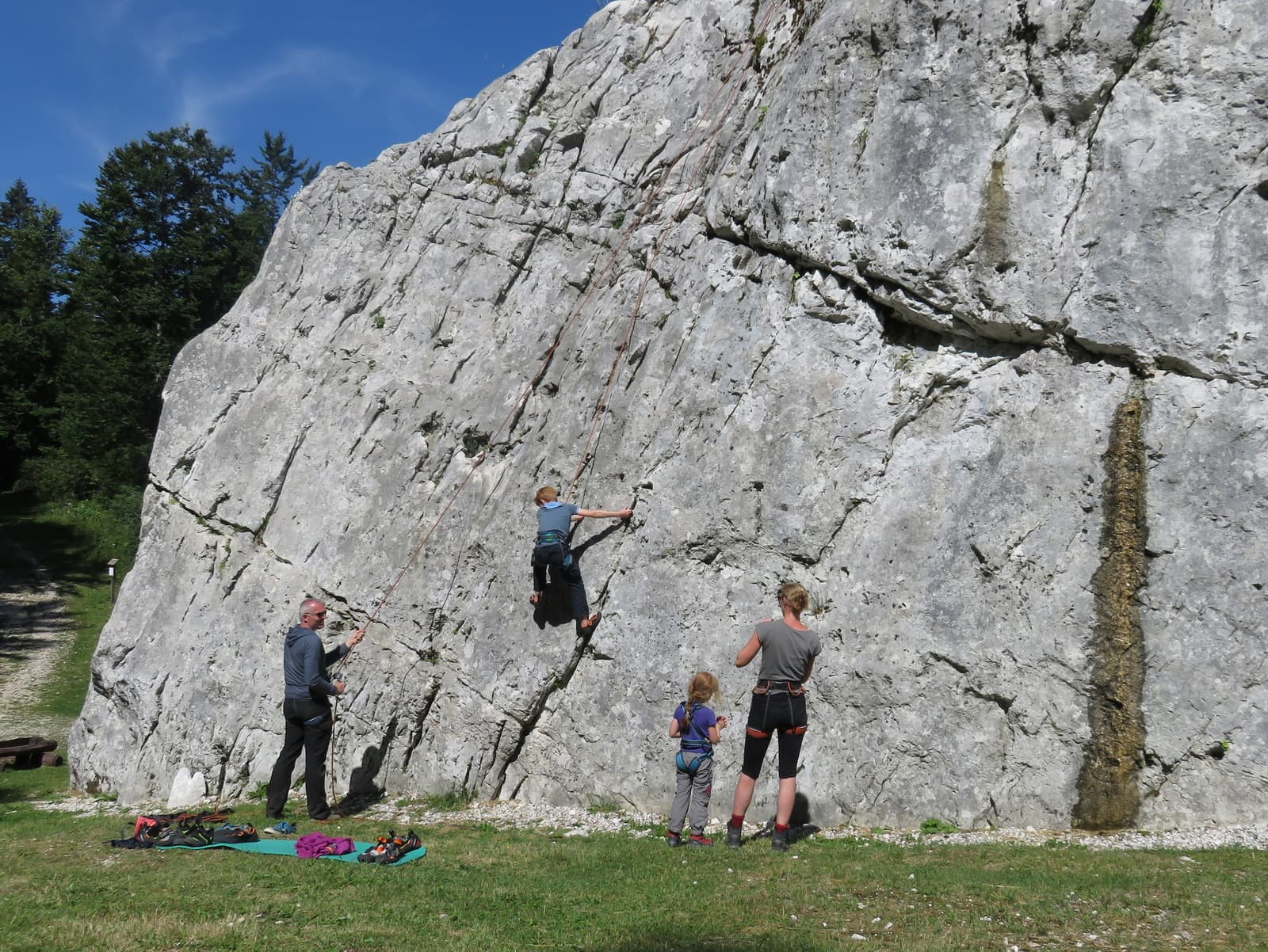 Family Climbing family climbing in bovec 03