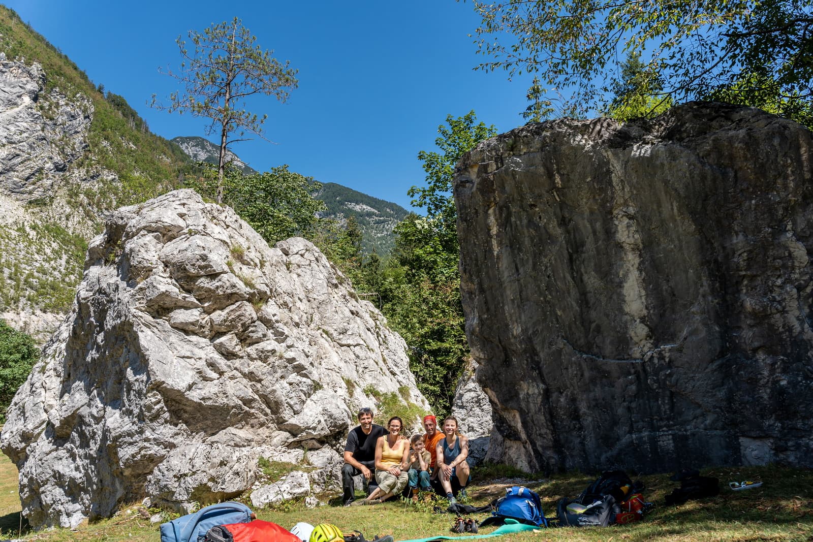 Family Climbing family climbing in bovec 08