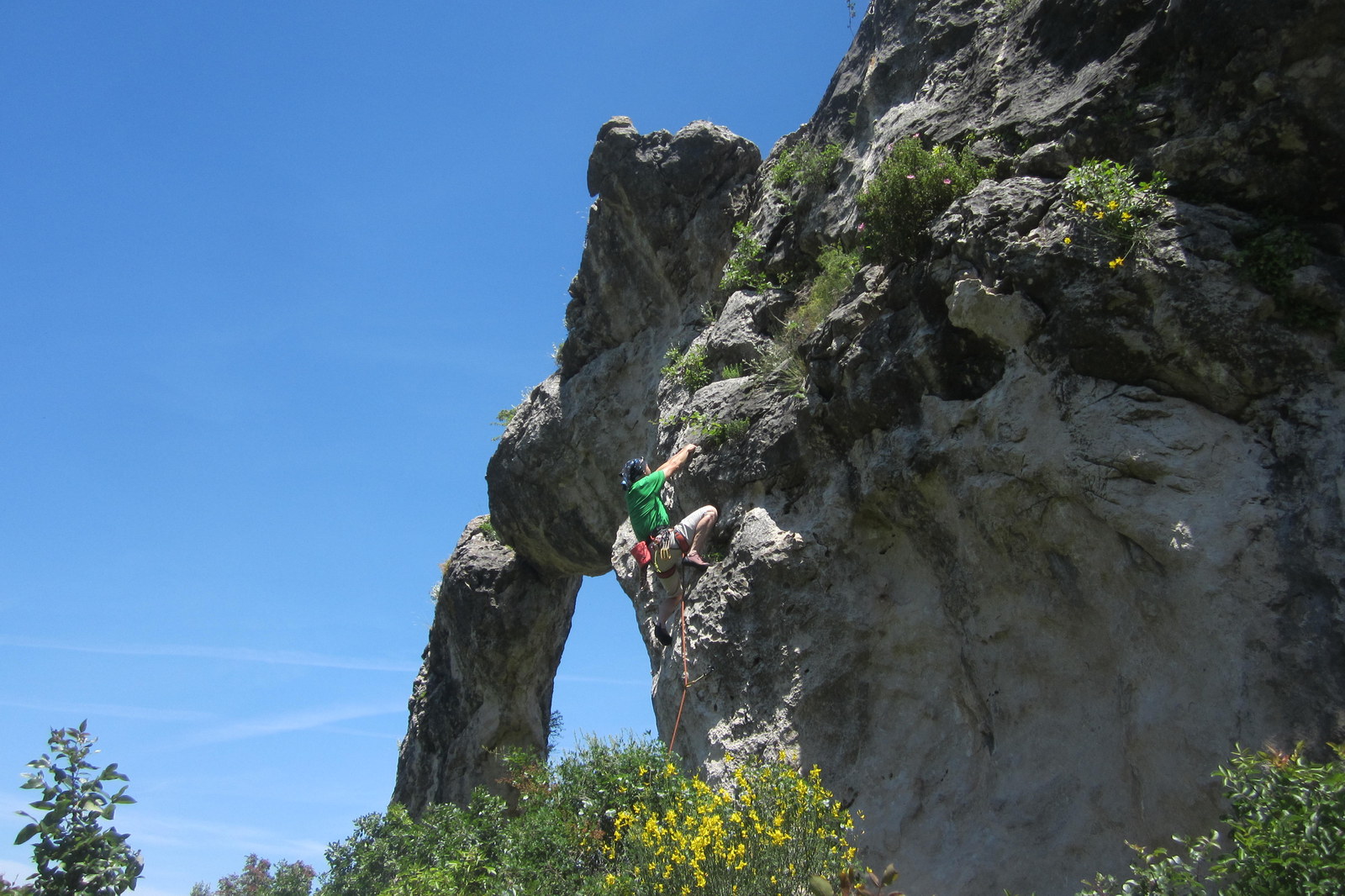 lead climbing course in bovec 07