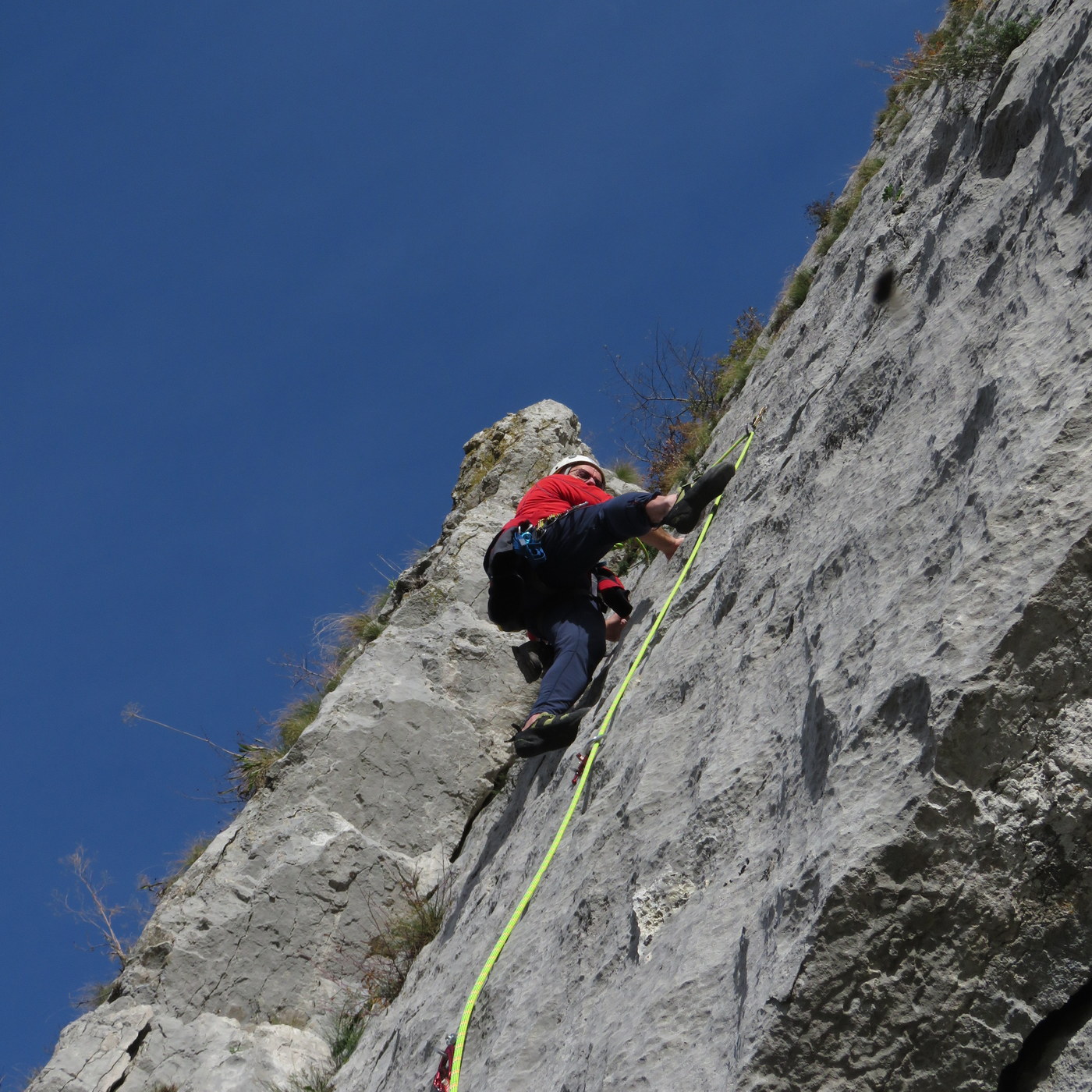 lead climbing course in bovec 13